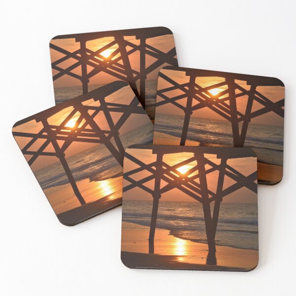 Item preview, Surfside Pier Sunrise designed and sold by What I See by Dawne.