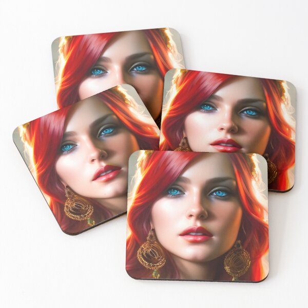 Item preview, Lady Karen the Red designed and sold by DoublecrashArt.