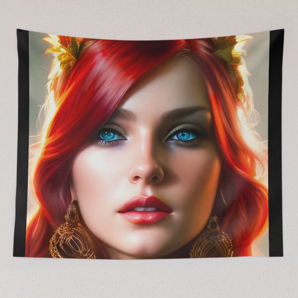 Item preview, Lady Karen the Red designed and sold by DoublecrashArt.