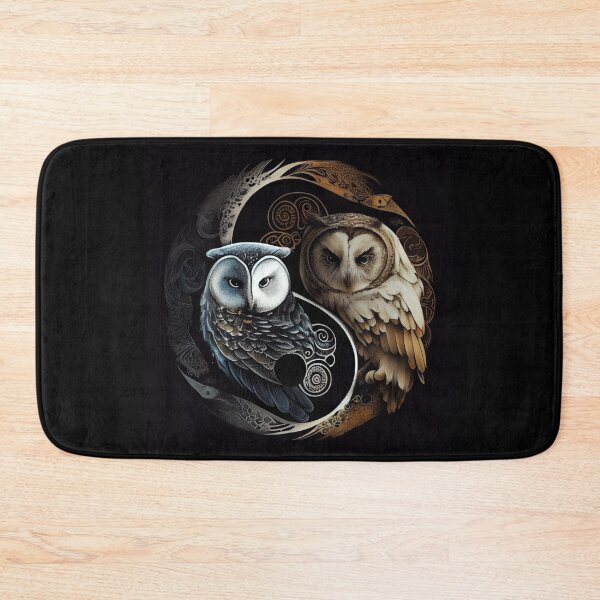 Item preview, Yin And Yang Owl designed and sold by PipikaArt.