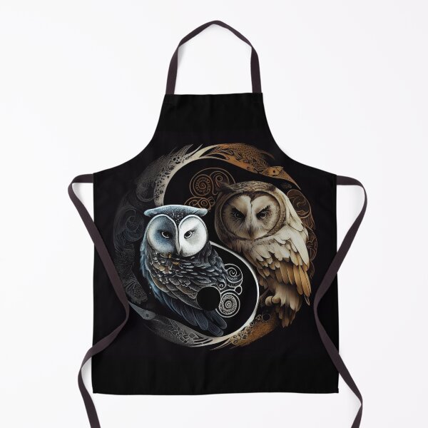 Item preview, Yin And Yang Owl designed and sold by PipikaArt.