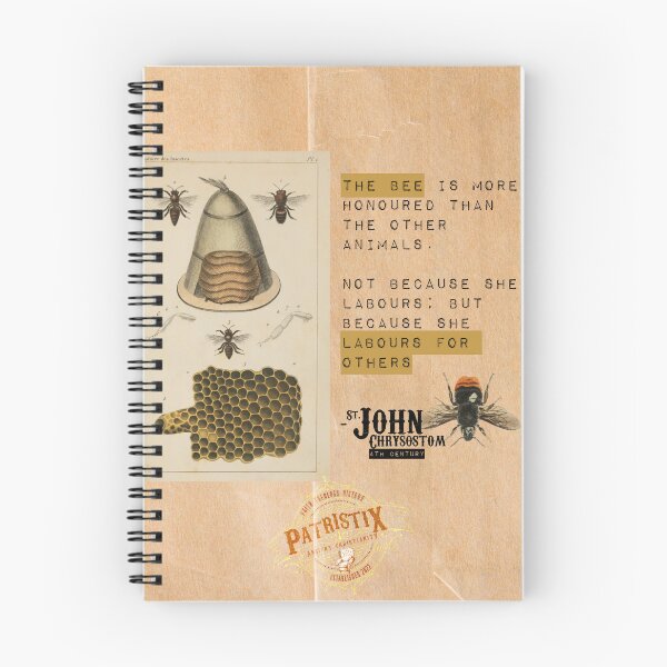 Item preview, Bees by Saint John Chrysostom designed and sold by Patristix.