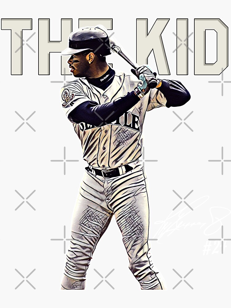 Ken Griffey Jr. Swing Sticker for Sale by RatTrapTees