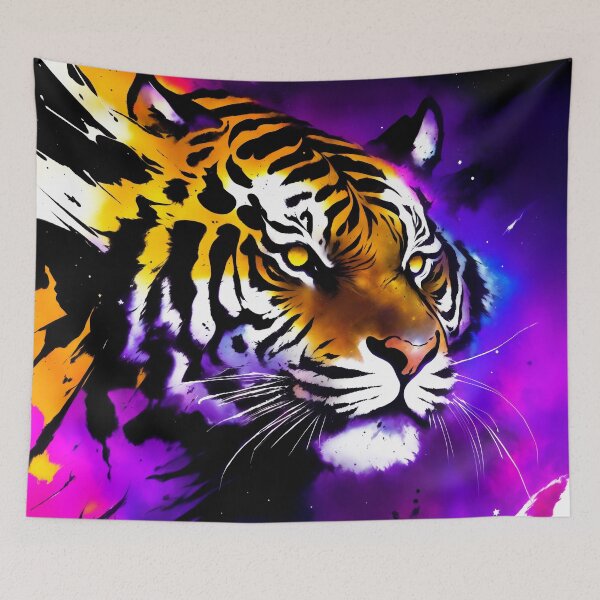 Item preview, Fierce Cosmic Tiger 2 designed and sold by GrizzlyGaz.