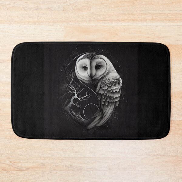 Item preview, Yin And Yang Owl designed and sold by PipikaArt.