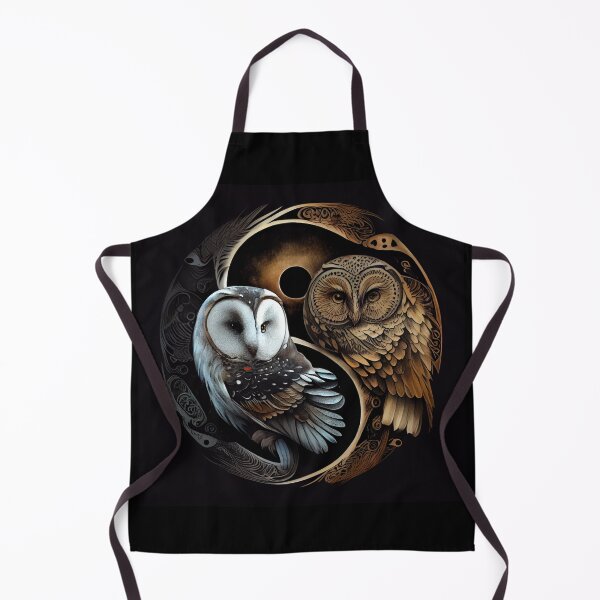 Item preview, Yin And Yang Owl designed and sold by PipikaArt.