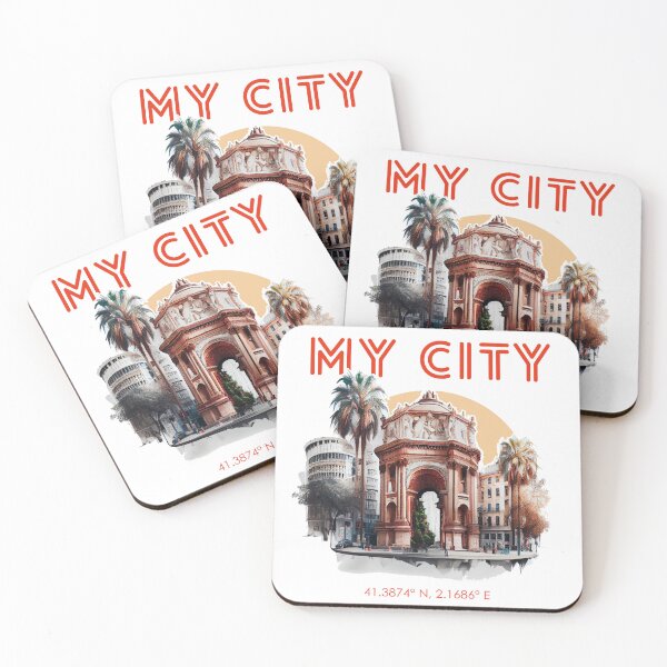 Item preview, My City Barcelona Graphic Design designed and sold by jmoneyph.