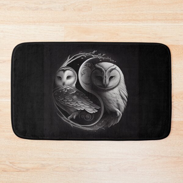 Item preview, Yin And Yang Owl designed and sold by PipikaArt.