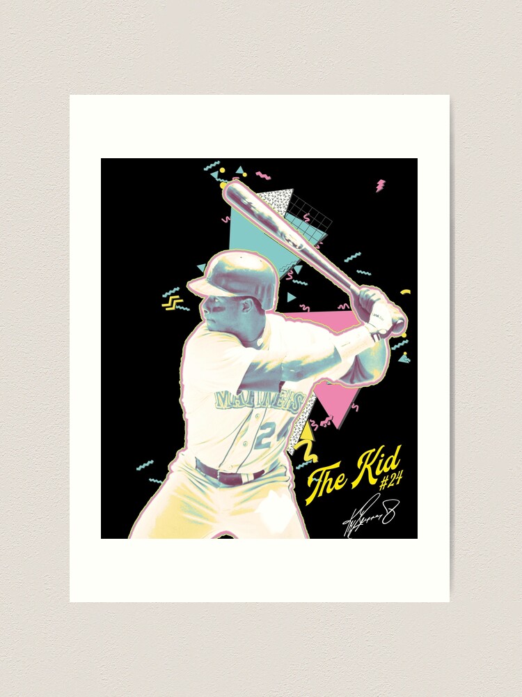 Ken Griffey Jr The Kid Baseball Vintage Signature Perfect Gift Sticker for  Sale by georgiyigsub