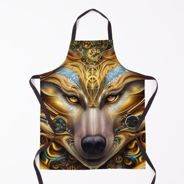Item preview, Golden wolf artwork designed and sold by Itzjustlife.