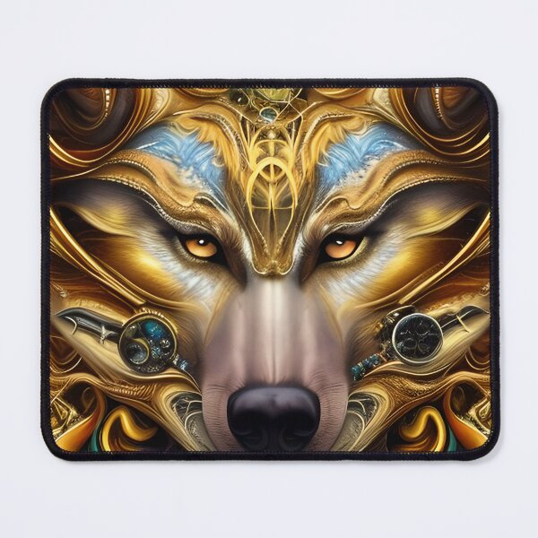 Item preview, Golden wolf artwork designed and sold by Itzjustlife.