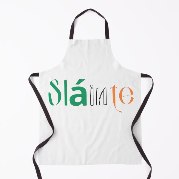 Item preview,  Sláinte CHEERS in Irish Gaelic Language Irish Flag Colors designed and sold by KatPaints.