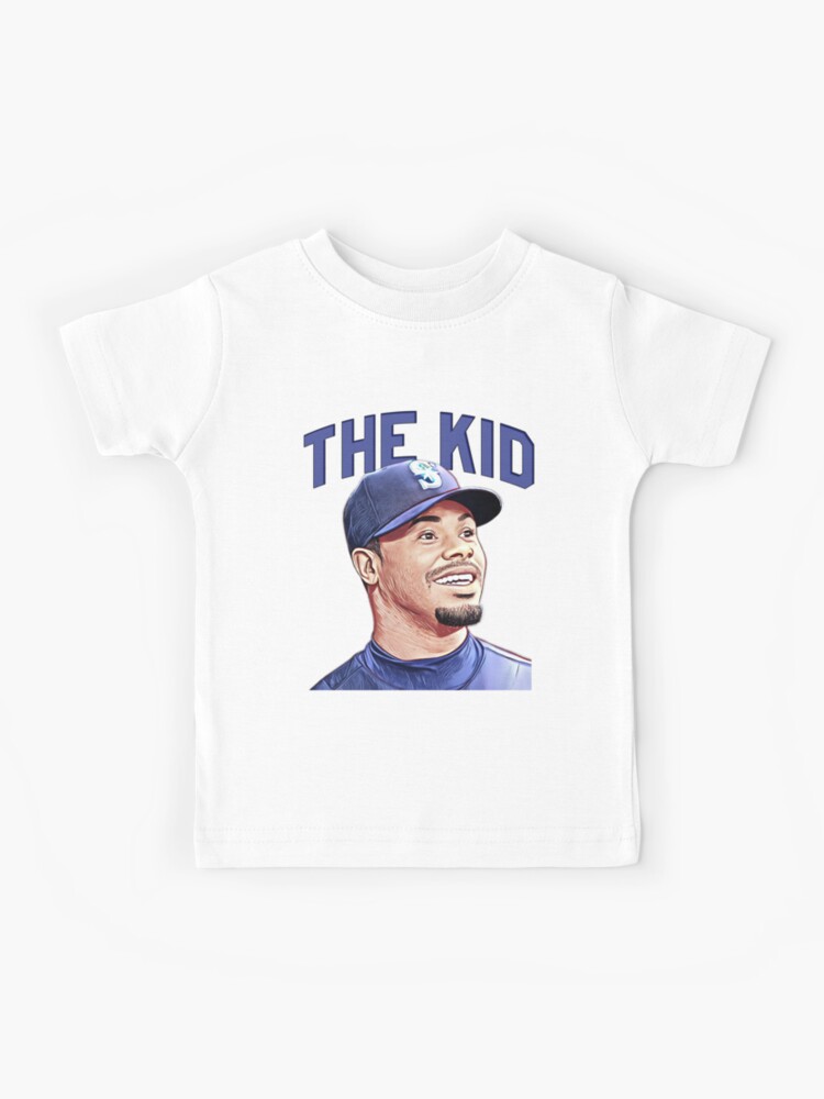 Ken Griffey Jr The Kid Seattle Baseball Legend Signature Vintage Retro 80s  90s Bootleg Rap Style | Kids T-Shirt