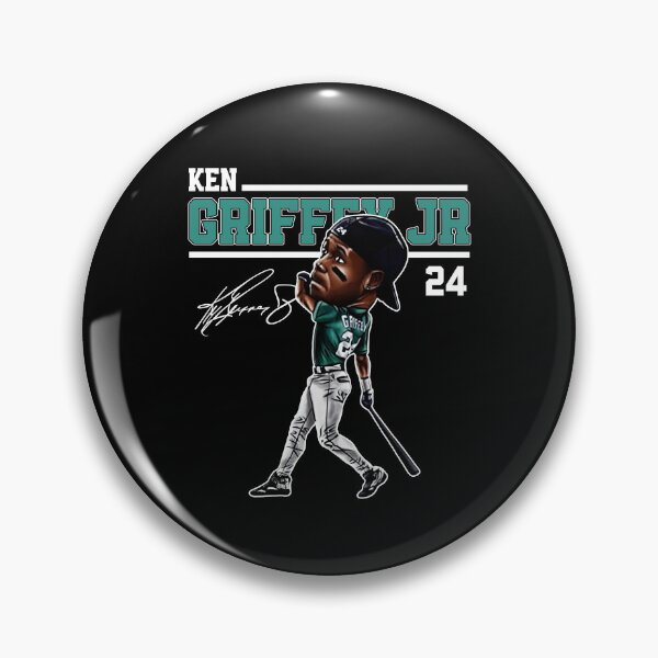Aperçu de l'œuvre Ken Griffey Jr The Kid Seattle Baseball Legend Signature Vintage Rétro Années 80 Années 90 Bootleg Rap Style créée et vendue par georgiyigsub.