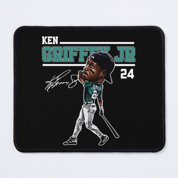 Aperçu de l'œuvre Ken Griffey Jr The Kid Seattle Baseball Legend Signature Vintage Rétro Années 80 Années 90 Bootleg Rap Style créée et vendue par georgiyigsub.