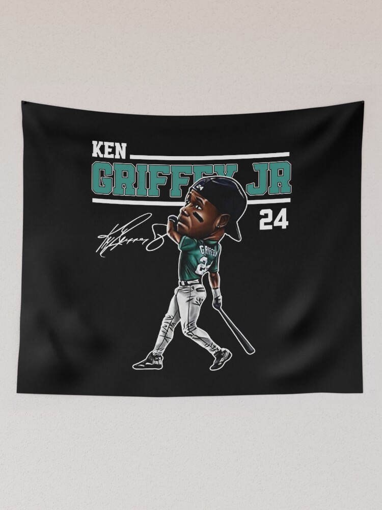 Ken Griffey Jr The Kid Seattle Baseball Legend Signature Vintage Retro 80s  90s Bootleg Rap Style | Sticker