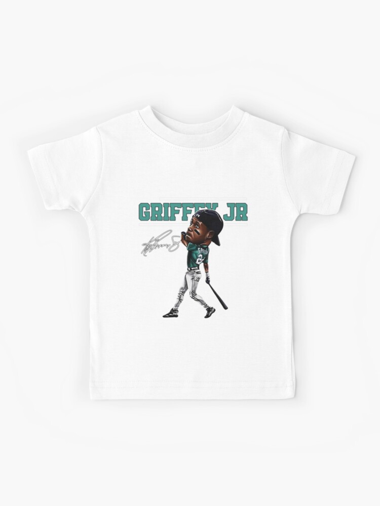 Ken Griffey Jr The Kid Basketball Legend Signature Vintage Retro 80s 90s  Bootleg Rap Style - Ken Griffey Jr - Long Sleeve T-Shirt