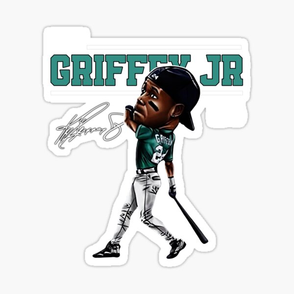 Ken Griffey Jr, Baseball Mens #24 Sticker for Sale by Marzouqi