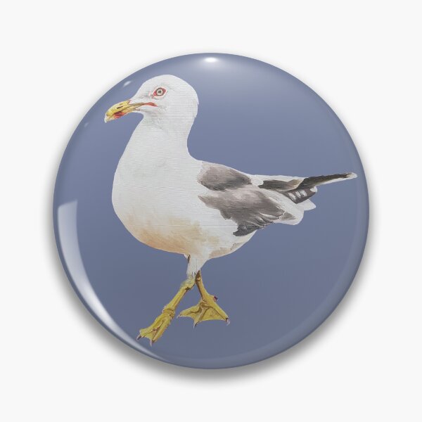 Item preview, The Look seagull painting (no background) designed and sold by Emily Bickell.