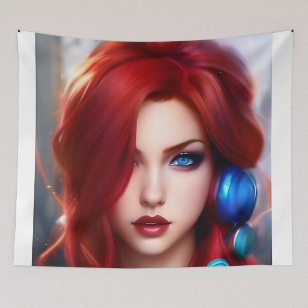 Item preview, Red Girl Lucy designed and sold by DoublecrashArt.