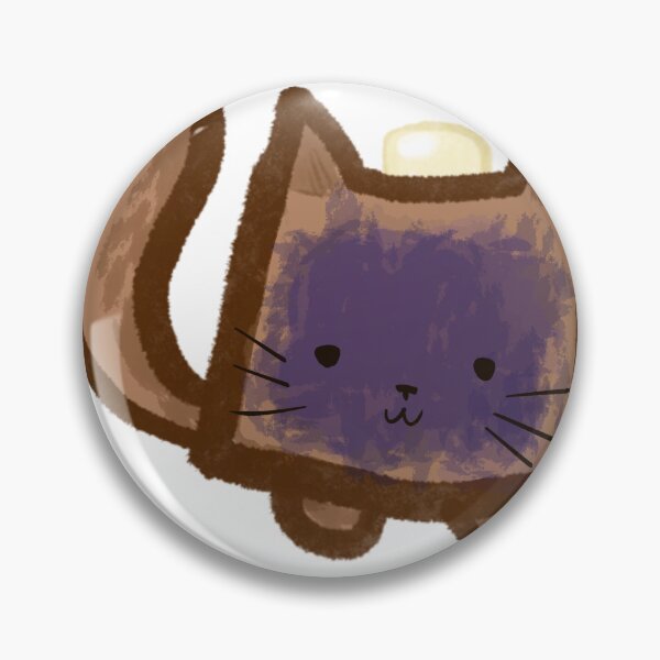 Item preview, Blueberry Jam Toast Cat designed and sold by Partially-Rye-P.