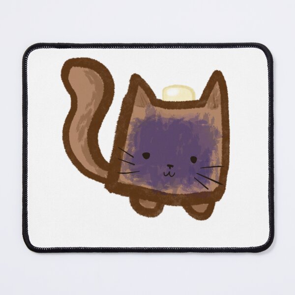 Item preview, Blueberry Jam Toast Cat designed and sold by Partially-Rye-P.