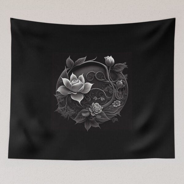 Item preview, Yin And Yang Roses designed and sold by PipikaArt.