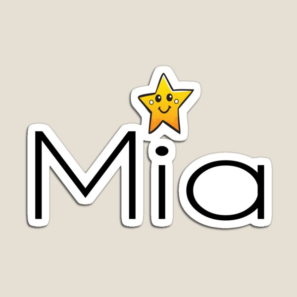Name Mia Merch & Gifts for Sale | Redbubble