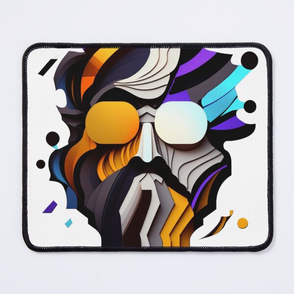 Item preview, Abstract Dude, Abstract Portrait Illustration designed and sold by FromAIwithLove.