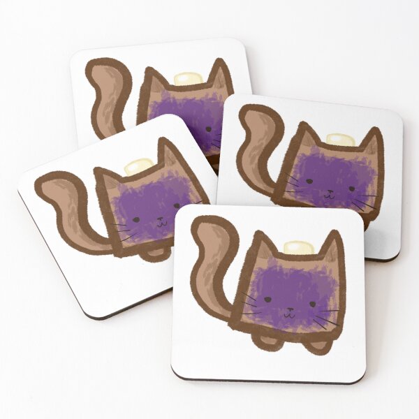 Item preview, Grape Jelly Toast Cat designed and sold by Partially-Rye-P.