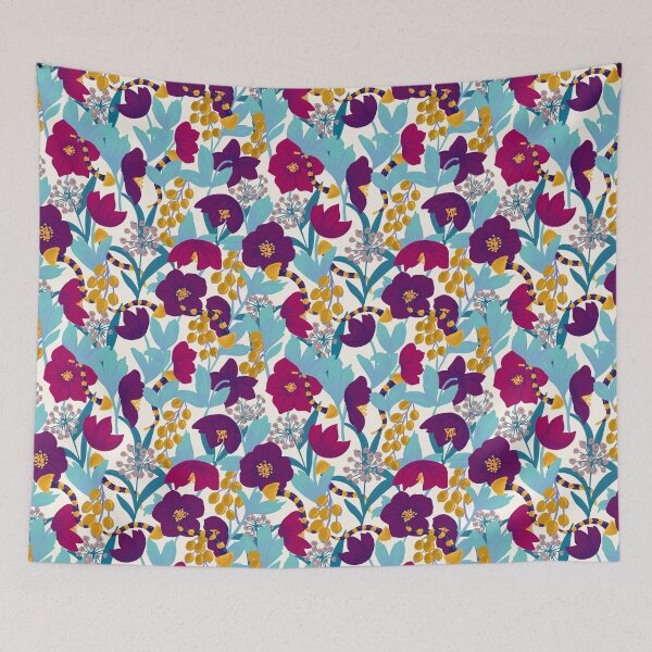 Item preview, Poisonous plants and worms, lenten rose pattern designed and sold by RoseMaryWP.