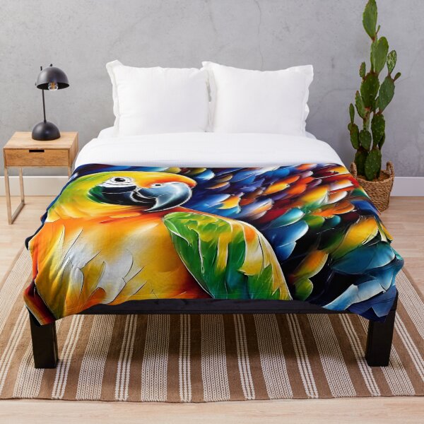 Item preview, Parrot Oil Painting designed and sold by MrFelixArt.