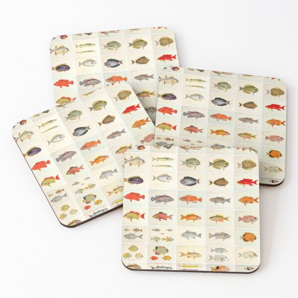 Item preview, Vintage Fish Drawings and illustrations, Portrait, poster designed and sold by Michael Dietrich.