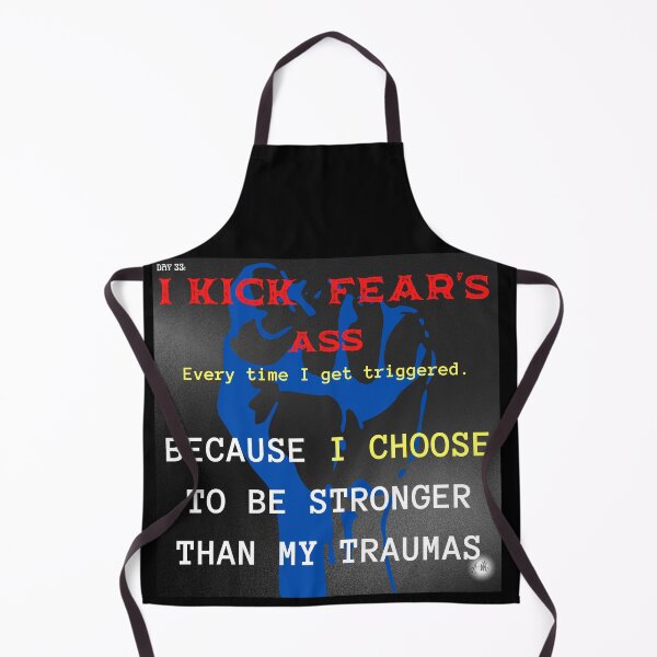 Item preview, Day 33 of the year: I kick fear's ass! designed and sold by BuddyBoots.