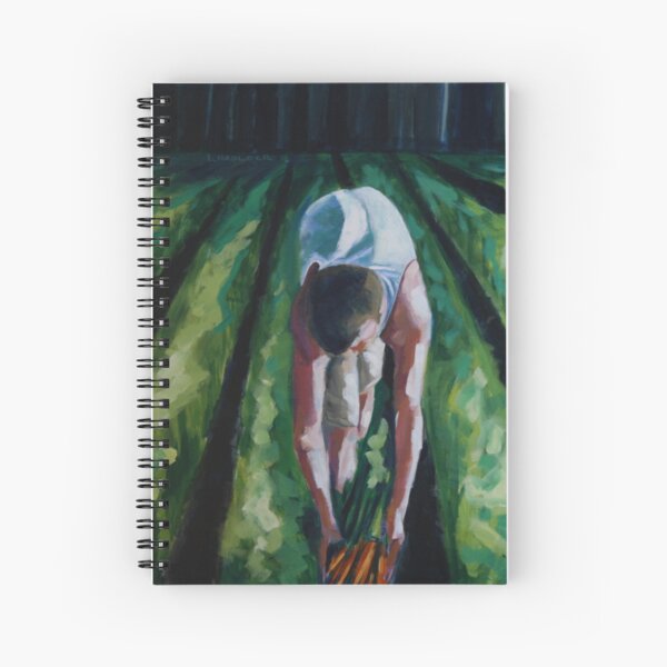 CAMERON AND CARROTS Spiral Notebook
