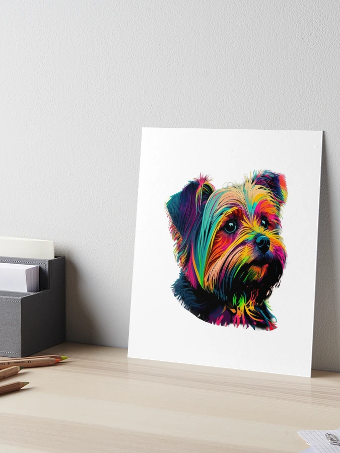 Colorful Pop Art Yorkshire Terrier for Yorkie Dog Lover