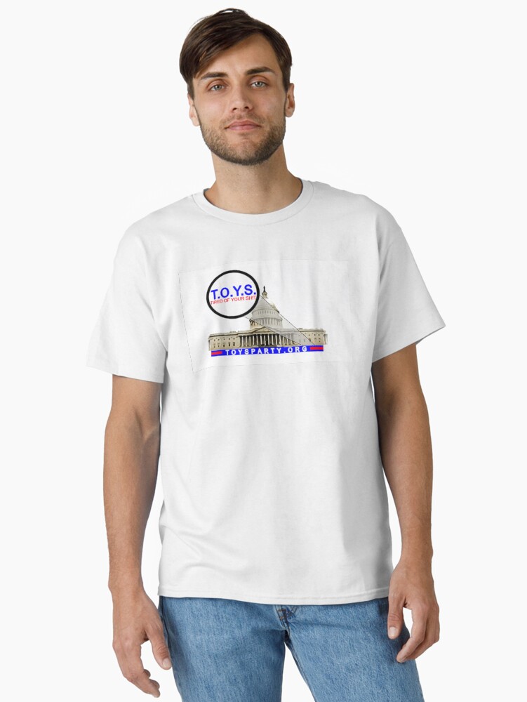 Thumbnail 1 of 7, Classic T-Shirt, A Straight Forward Political Statement designed and sold by Montagraph.
