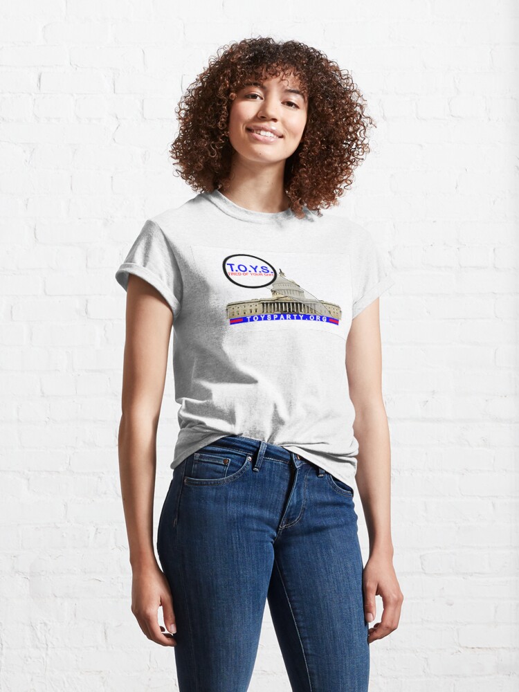 Thumbnail 4 of 7, Classic T-Shirt, A Straight Forward Political Statement designed and sold by Montagraph.