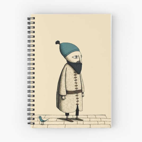 Item preview, Cartoon Ottoman man with his bird friend designed and sold by ersindesign.