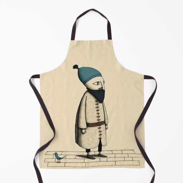Item preview, Cartoon Ottoman man with his bird friend designed and sold by ersindesign.