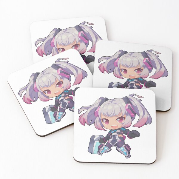Item preview, Binary Blossom, Chibi Cyberpunk Anime - Cyberpuffs Girls! designed and sold by Snee-K.