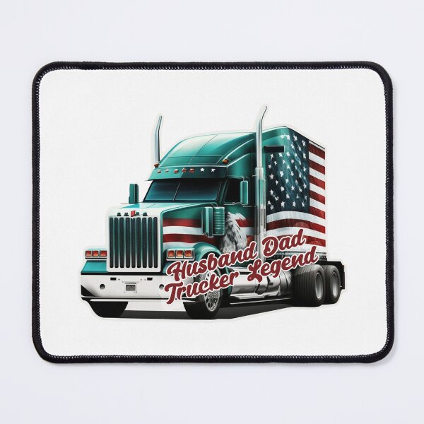 Item preview, Husband Dad Trucker Legend, USA flag designed and sold by pixeldizajn.