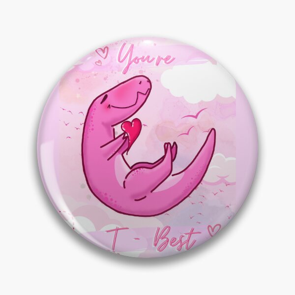 Item preview, Pink Dino "You're T-Best" designed and sold by ZeefyDesigns.