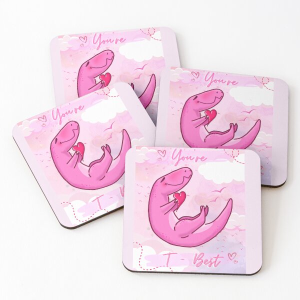 Item preview, Pink Dino "You're T-Best" designed and sold by ZeefyDesigns.