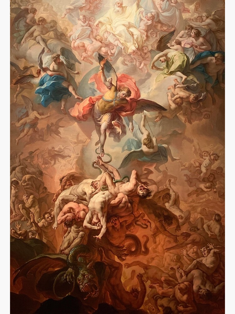 Fall Of The Rebel Angels Renaissance Painting Canvas Designed & Sold By ...