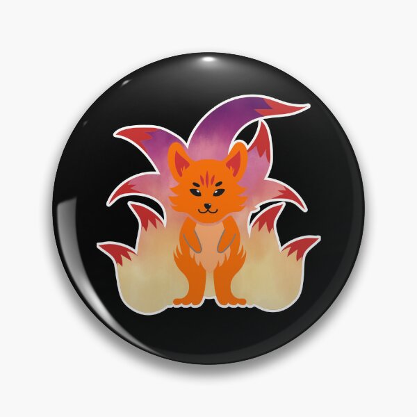 Item preview, Kitsune Nine Tail Fox designed and sold by MythicalSticker.