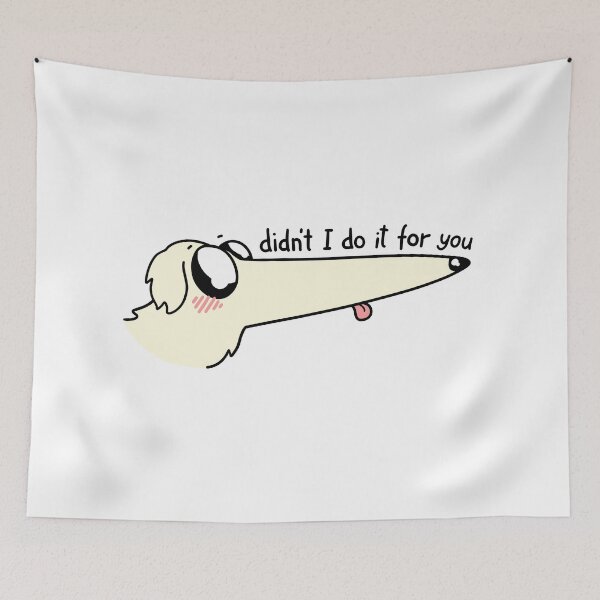 Item preview, Didnt I do it for you Borzoi dog meme designed and sold by Nikamii.