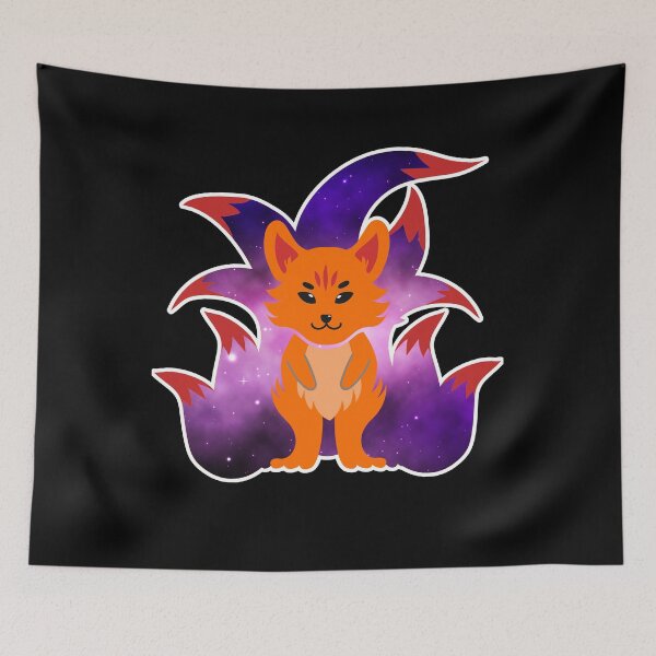 Item preview, Galaxy Kitsune Nine Tail Fox designed and sold by MythicalSticker.
