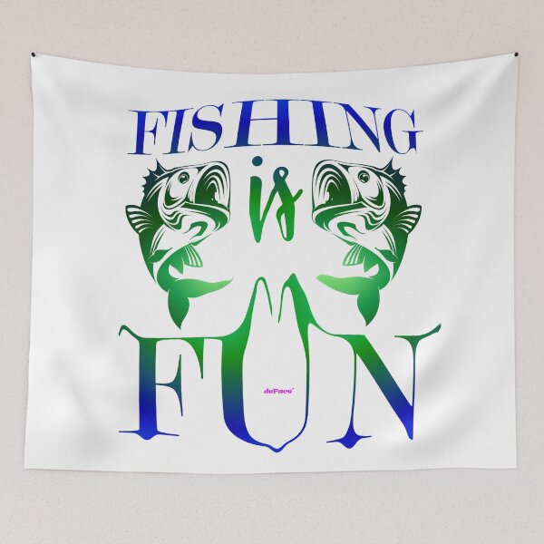 Item preview, Fishing is Fun - dePace' designed and sold by mrpropcake.