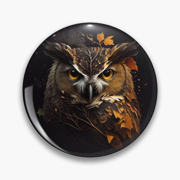 Item preview, Yin And Yang Owl designed and sold by PipikaArt.